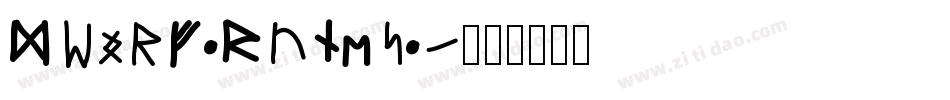 Dwarf Runes 1字体转换